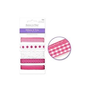 5 Ribbons & Trims - Hot Pink - 1 meter